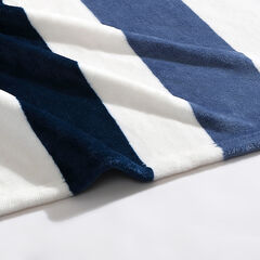 STRIPED FULL/QUEEN REVERSIBLE THROW BLANKET,Bali Bliss,large