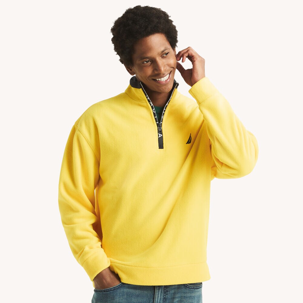 Half-Zip Nautex Fleece,Empire Gold,large