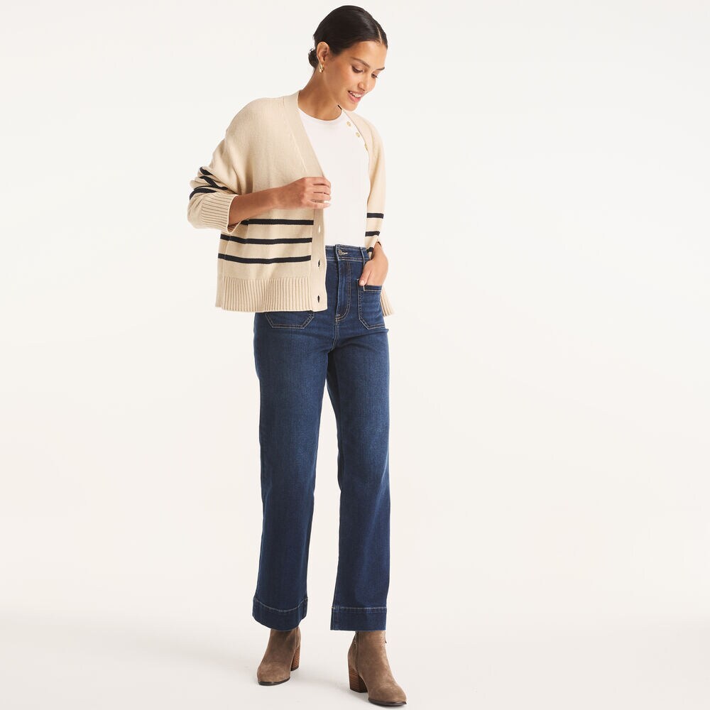 Mid-Rise Patch Pocket Denim,Reef Blue,large