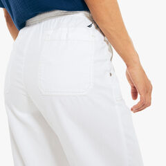 SUSTAINABLY CRAFTED PULL-ON PANT,Bright White,large