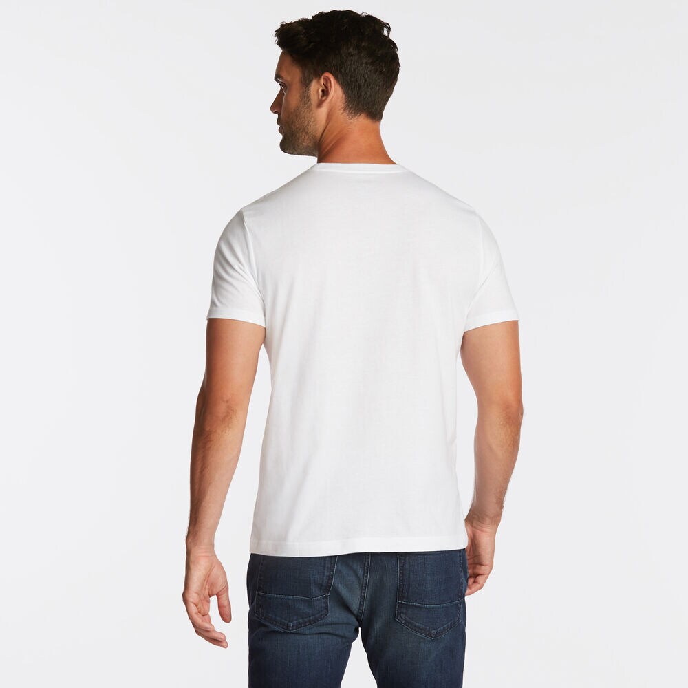 NAUTICA QUALITY GOODS GRAPHIC TEE,Bright White,large