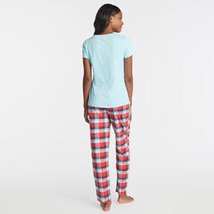 PLAID SLEEP SET,Lure Red,large