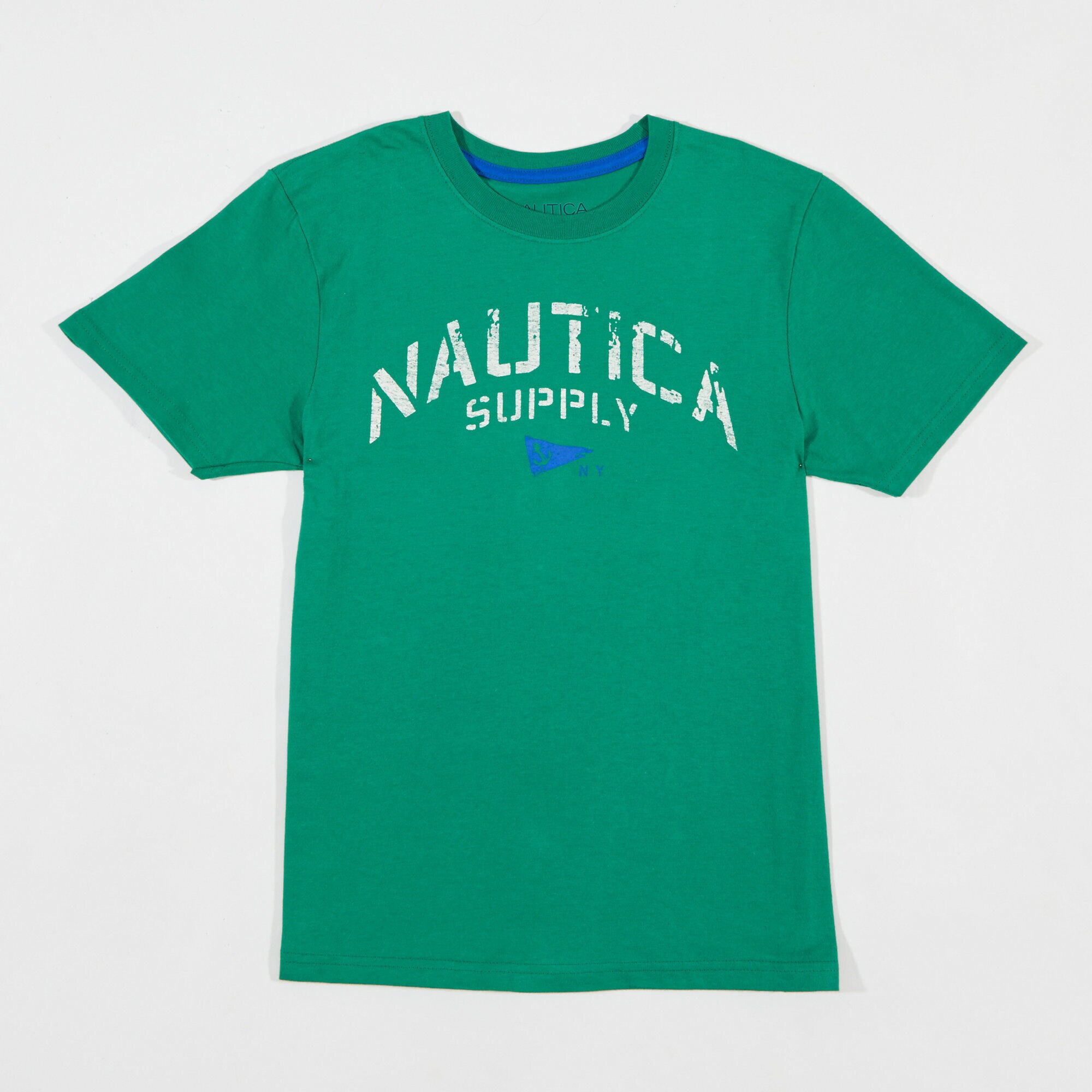  Boys' Nautica Supply Tee (8-16),Teal Wave,large