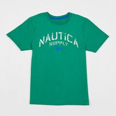  Boys' Nautica Supply Tee (8-16),Teal Wave,large