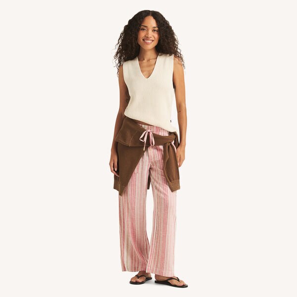 Striped Linen Pant