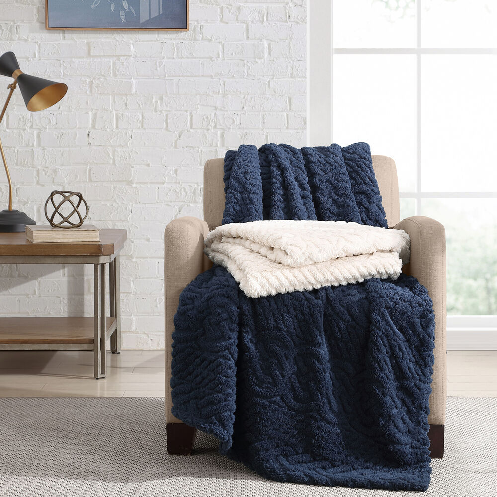 Declan Beige Throw Blanket,Sandstone,large