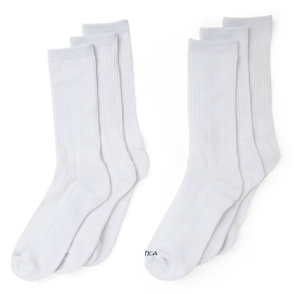 ATHLETIC CREW SOCKS, 5-PACK,Dove,large