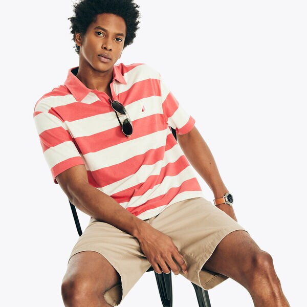CLASSIC FIT STRIPED POLO