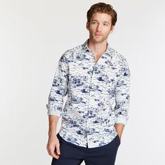 SAIL PRINT SHIRT,Bright White,large