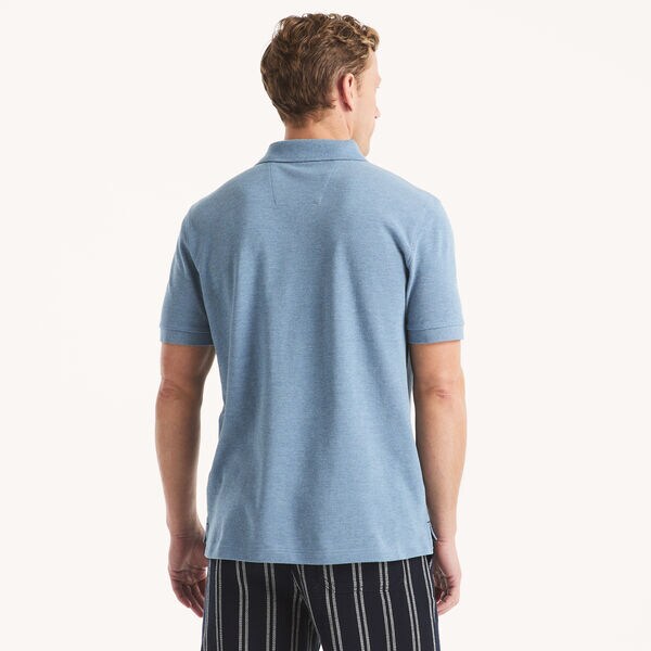 Classic Fit Heather Deck Polo