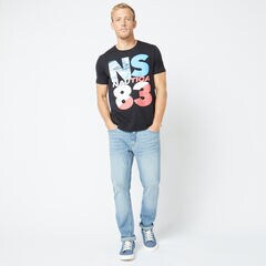 NS-83 GRAPHIC T-SHIRT,True Black,large