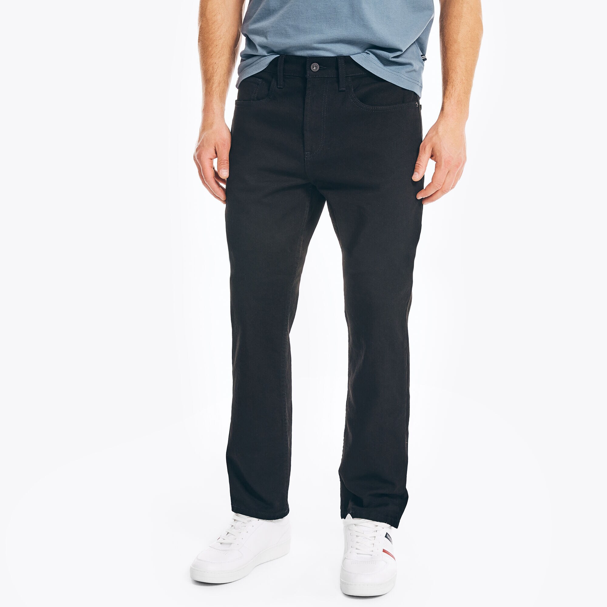 STRAIGHT FIT DENIM,Black Ink Wash,large
