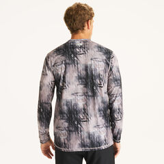 Nautica OTF Long-Sleeve UPF 50+ Shirt,Pale Blue,large