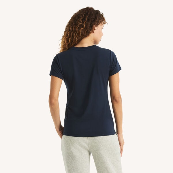 Rhinestone Logo Graphic T-Shirt