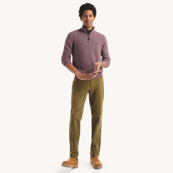 Marled Quarter-Zip Sweater