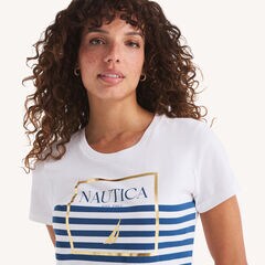 Foil Heritage Graphic T-Shirt,Bright White,large