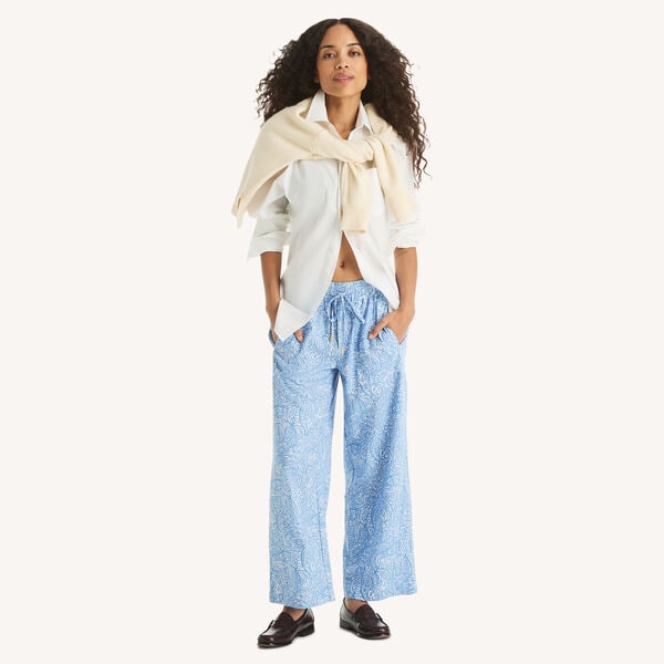 Printed Linen Pant