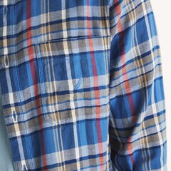 Plaid Shirt,Nite Sea Heather,large