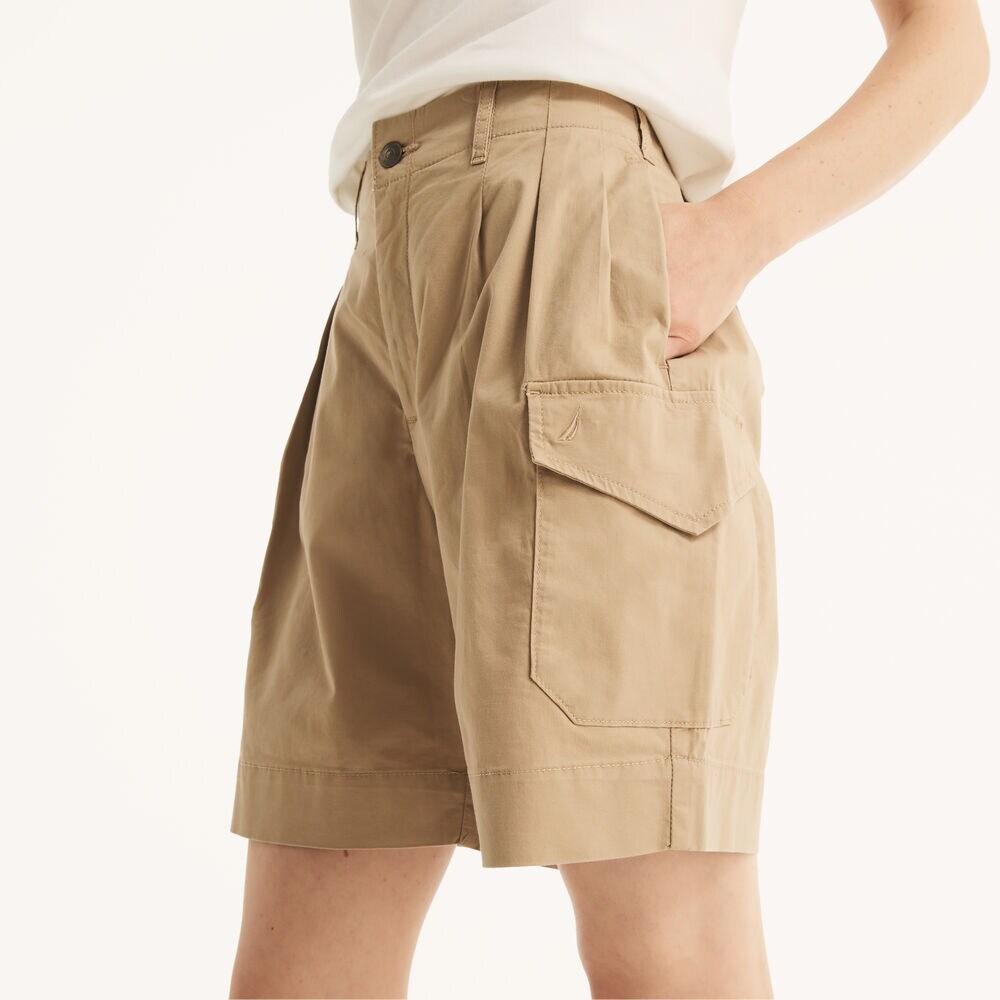 8" Bermuda Cargo Short,Burlap Heather,large