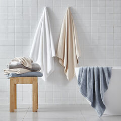 OASIS SOLID TOWEL SET, 8-PC,Aqua Sky,large