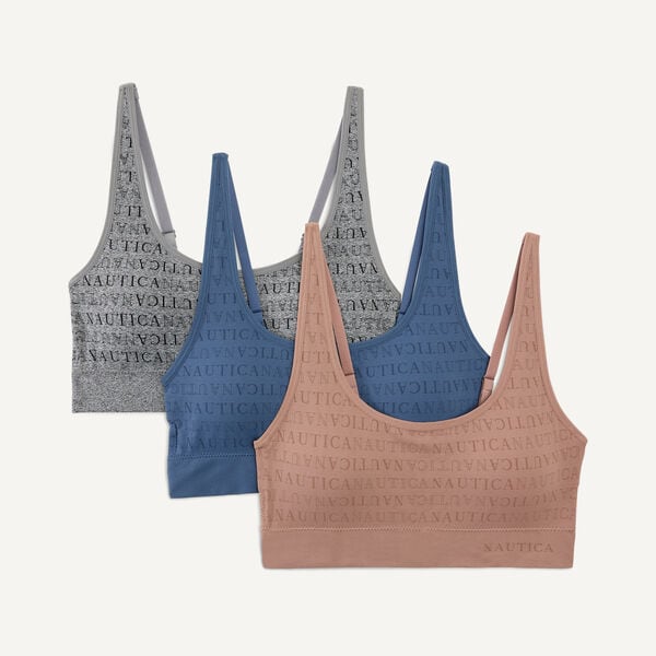 Seamless Lounge Bra, 3-Pack