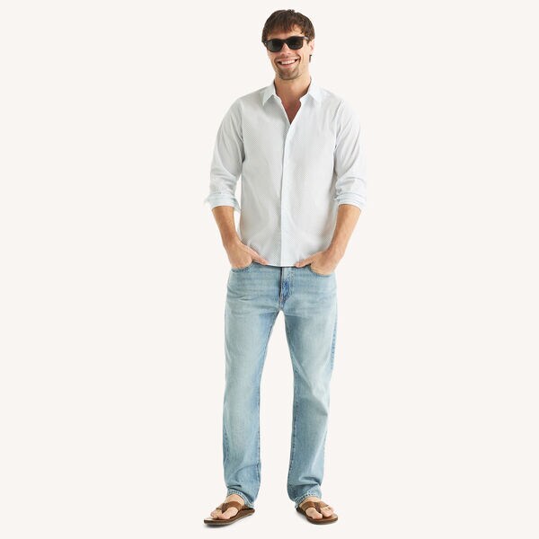 Slim Fit Wrinkle-Resistant Printed Shirt