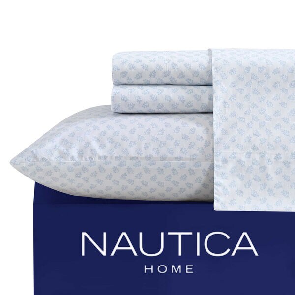 Breezy Bloom Blue King Sheet Set