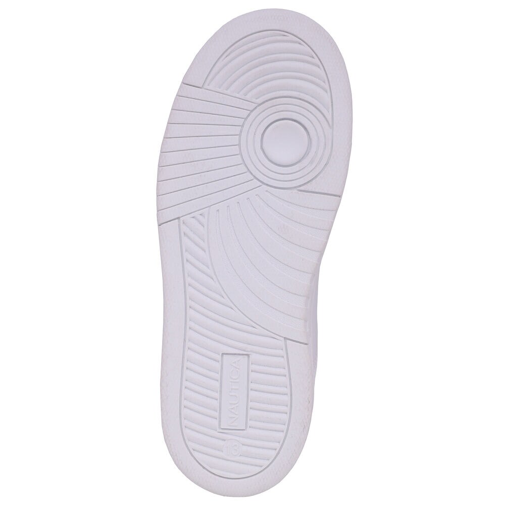 Boys' Logo Lace-Up Sneaker,Antique White Wash,large
