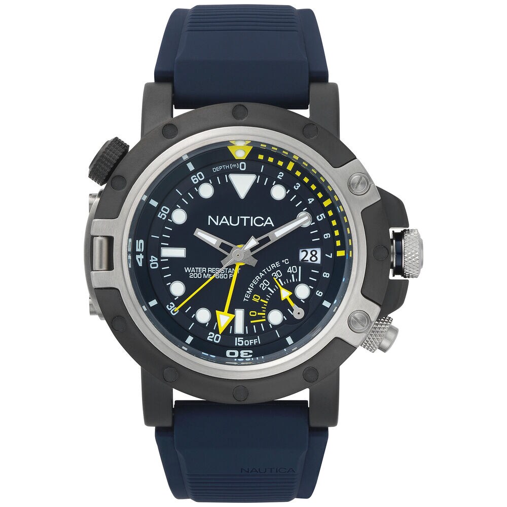 Porthole Dive Watch - Navy,Multi,large