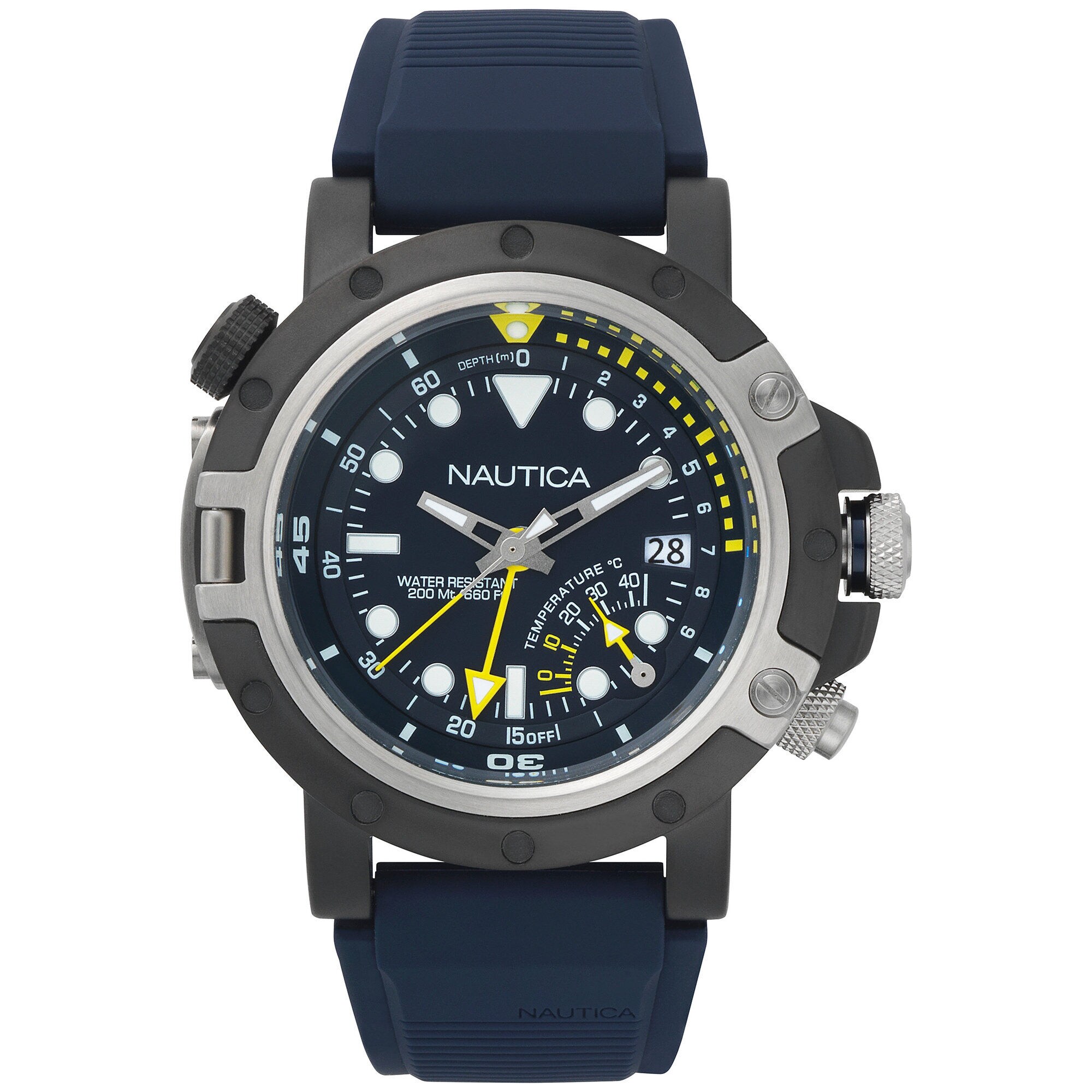 Porthole Dive Watch - Navy,Multi,large