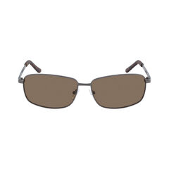Rectangular Sunglasses with Gunmetal Frame,Gunmetal Grey,large
