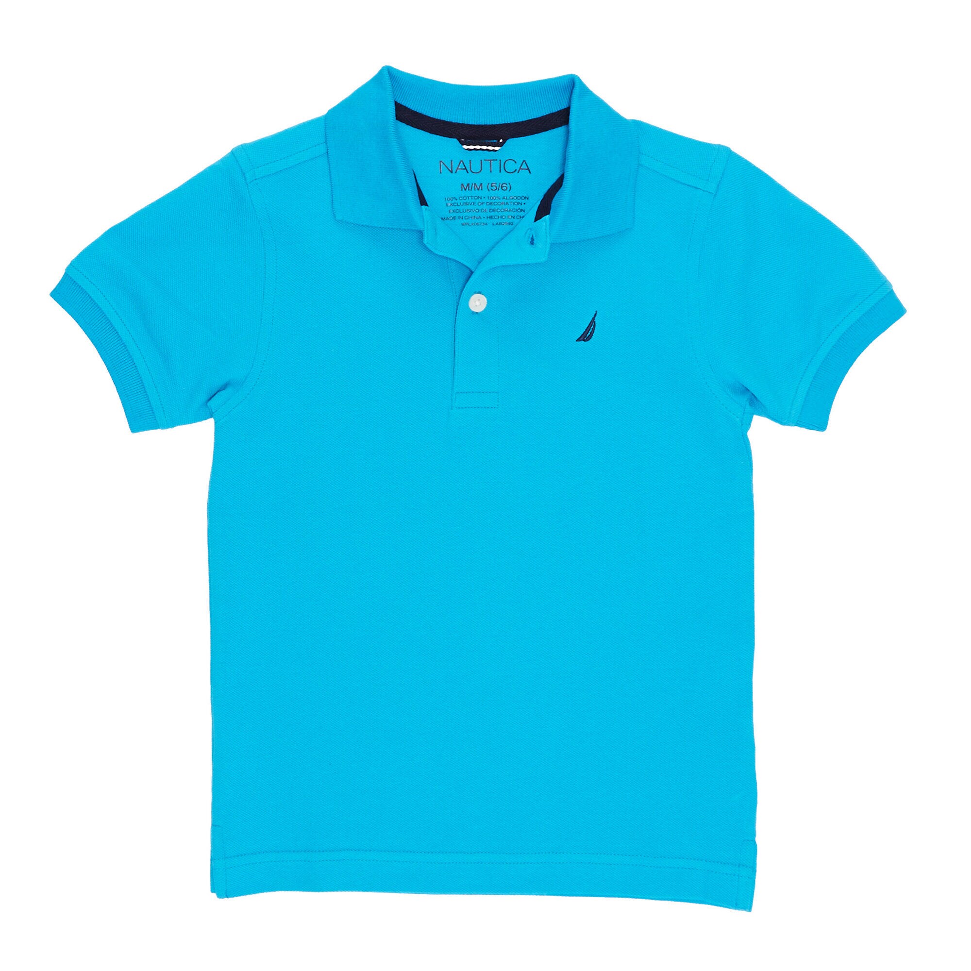 Little Boys' Pique Polo Shirt (2T-7),Little Boy Blue,large