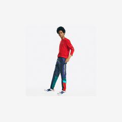 COLORBLOCK TRACK PANT,Navy,large
