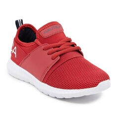 BOYL'S LIGHTWEIGHT EVERYDAY SNEAKER,Nautica Red/Orange,large