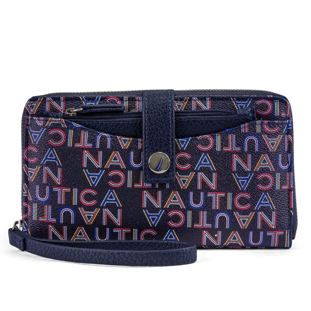 PLAIN SAILING ZIP AROUND WRISTLET,Multi,large