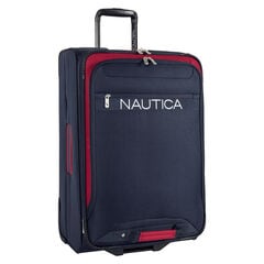 Hayes Point 25" Expandable Luggage in Navy/Red,Navy,large