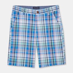 TODDLER BOYS' TRISTAN PLAID SHORTS (2T-4T),Antique White Wash,large