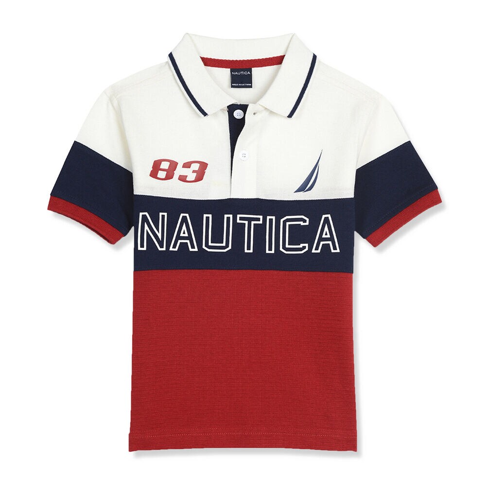 Boys' Ahull Short Sleeve Heritage Polo (8-20),Dark Acacia,large