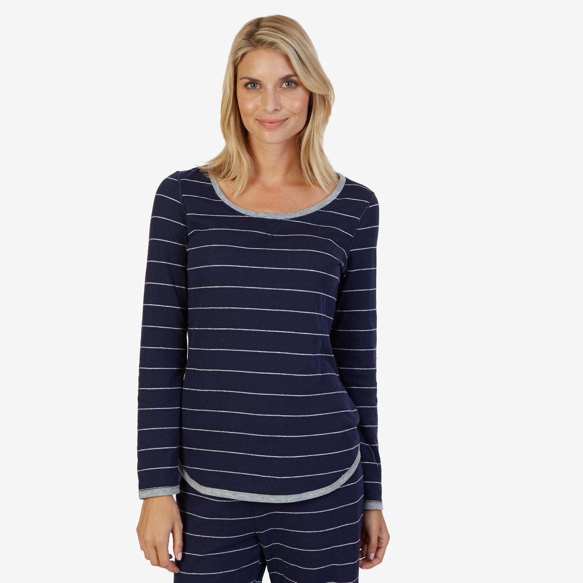 Reversible Sleep Shirt,Blue Mirage,large