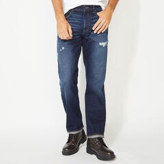 NAUTICA JEANS CO. ORIGINAL RELAXED FIT DENIM IN HATCH BLUE,Crest Blue,large