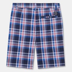 BOYS' TURNER PLAID SHORTS (8-20),Bright Cobalt,large