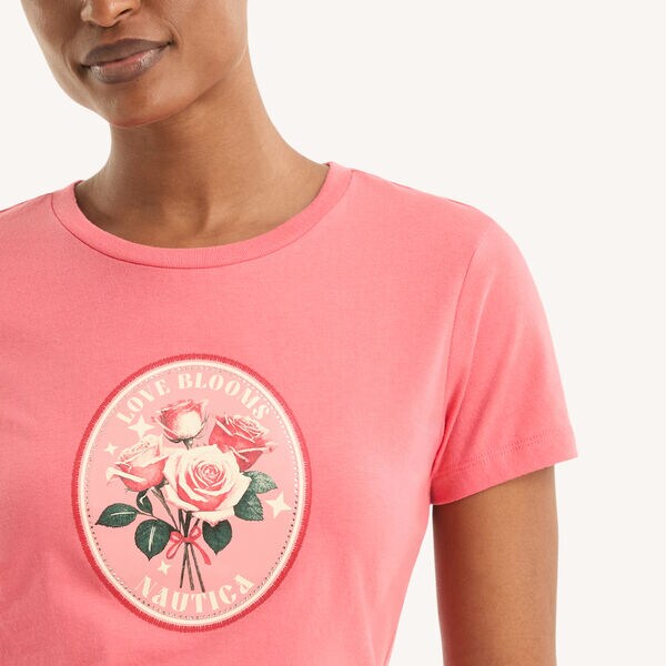 Rhinestone Love Blooms Graphic T-Shirt