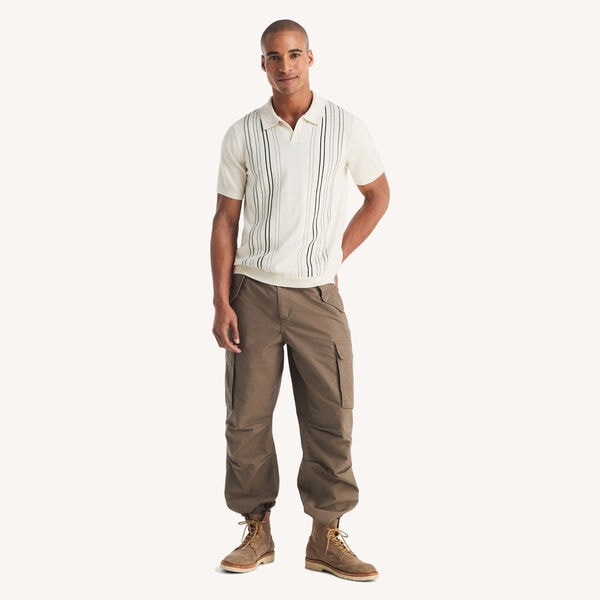 Performance Jacquard Polo Sweater
