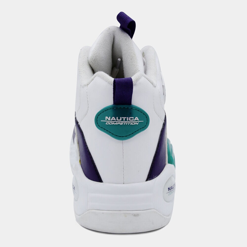 NAUTICA COMPETITION SPARA HIGH TOP IN WHITE,Bright White,large