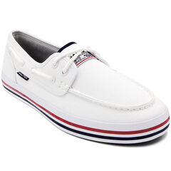Spinnaker Boat Shoes - White,Antique White Wash,large