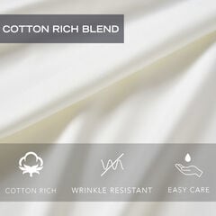 SOLID GREY QUEEN FITTED SHEET,Bay Grey,large