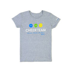 Nautica Malibu Triathlon Cheer Team Tee,Grey Heather,large