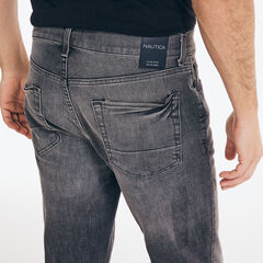 STRAIGHT FIT DENIM,Light Putty,large
