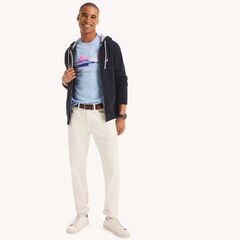 Surfing Graphic T-Shirt,Azure Blue,large