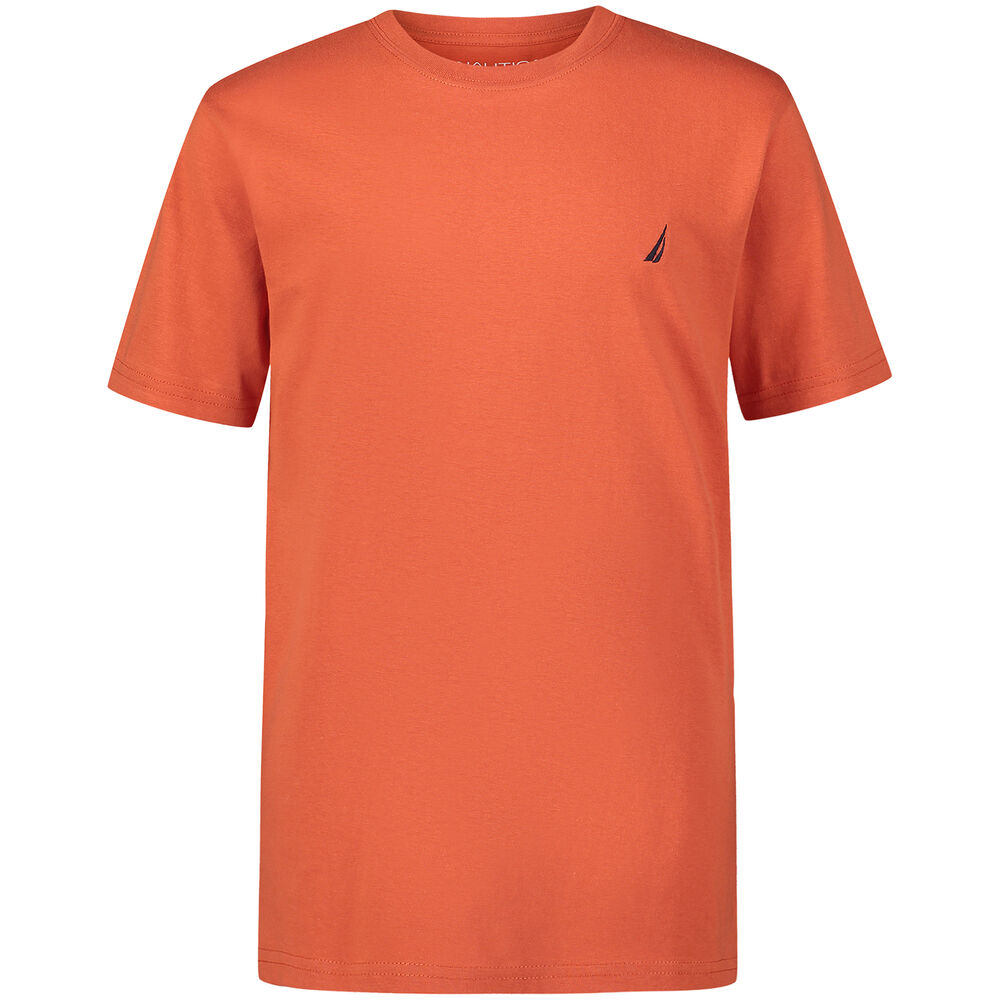 Little Boys' Crewneck T-Shirt (4-7),Fire Orange,large